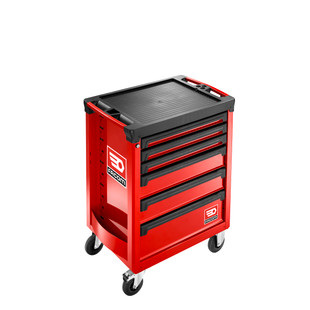 SERVANTE ROLL M3 6 TIROIRS ROUGE