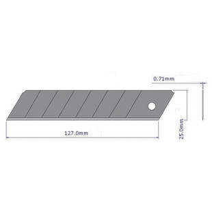 LAME SECABLE 25 MM STANDARD (ETUI DE 10)