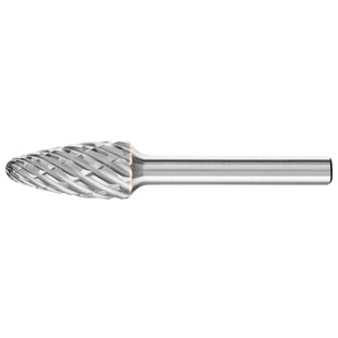 FRAISE LIME CARBURE OGIVE A BOUT ARRONDI RBF DENTURE ''STEEL''