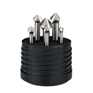 FRAISE A CHANFREINER HSS 90° 3 T QUEUE CYLINDRIQUE ECO PRO 42.535 (JEU DE 6)