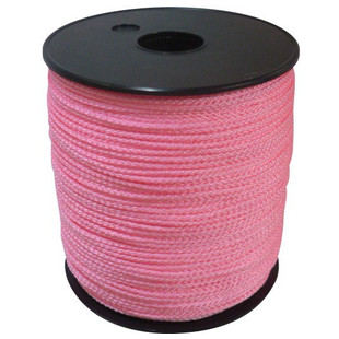 TRESSE POLYPROPYLENE FLUORESCENTE ROSE