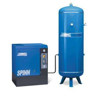COMPRESSEUR A VIS SPINN TRIPHASE + RESERVOIR