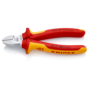 PINCE COUPANTE DE COTE 160MM CHROME 1000V ANTICHUTE