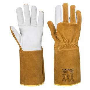 GANT DE SOUDEUR TIG ULTRA BRUN A521