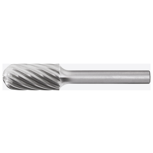 FRAISE LIME CARBURE CYLINDRIQUE A BOUT ARRONDI WRC DENTURE ''INOX''