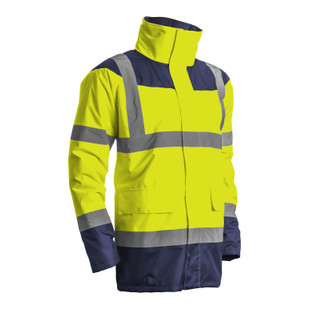 PARKA KETA HV JAUNE/MARINE
