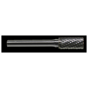 FRAISE LIME CARBURE CYLINDRIQUE ZYAS COUPE EN BOUT DENTURE CROISEE ''AT26''