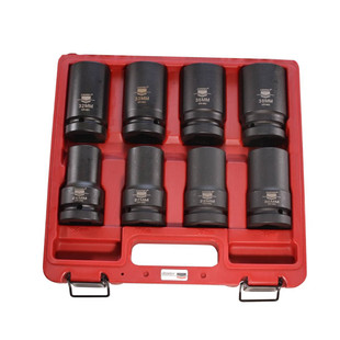 COFFRET DOUILLES A CHOCS 3/4'' LONGUE INTENSIVE (8 PIECES)