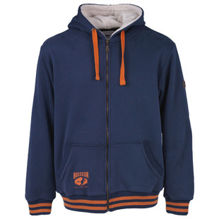 SWEAT-SHIRT  DOUBLE SHERPA OURAL BLEU
